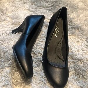 Lilly Pulitzer Classic Black Heels